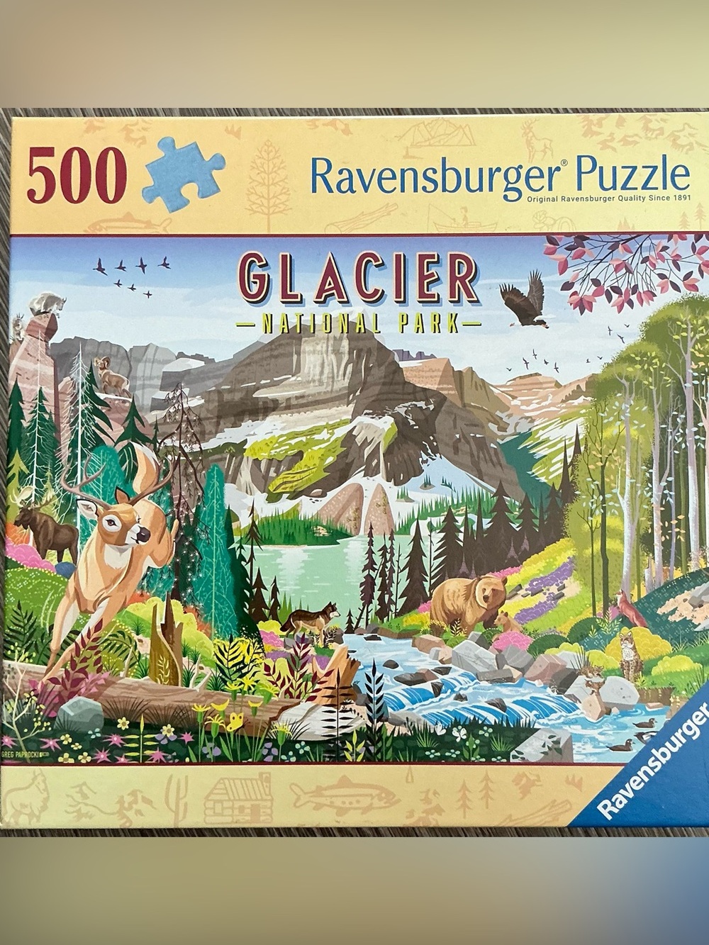 Ravensburger “Glacier National Park” 500 piece puzzle